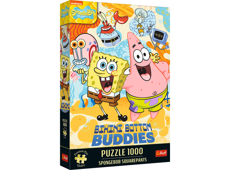 TREFL Puzzle Premium Plus Spongebob 1000 dílků