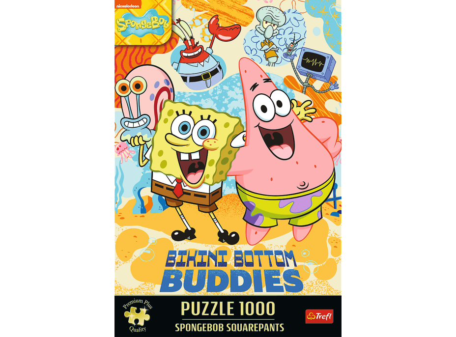 TREFL Puzzle Premium Plus Spongebob 1000 dílků