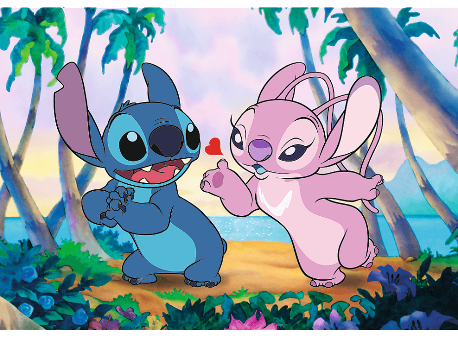 TREFL Puzzle Premium Plus Stitch & Angel 1000 dílků