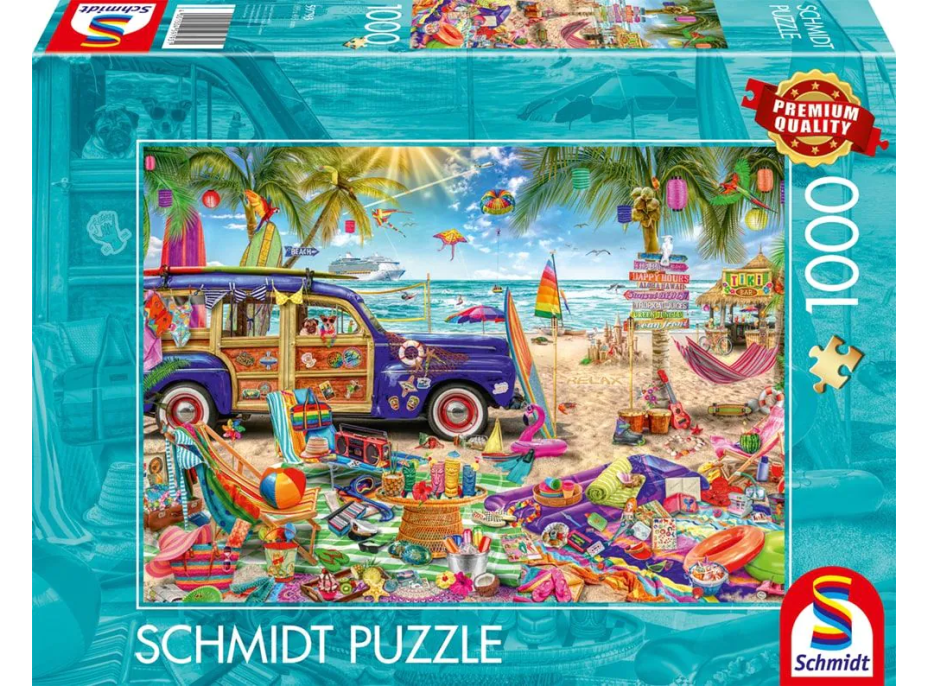 SCHMIDT Puzzle Prosluněný den na pobřeží 1000 dílků