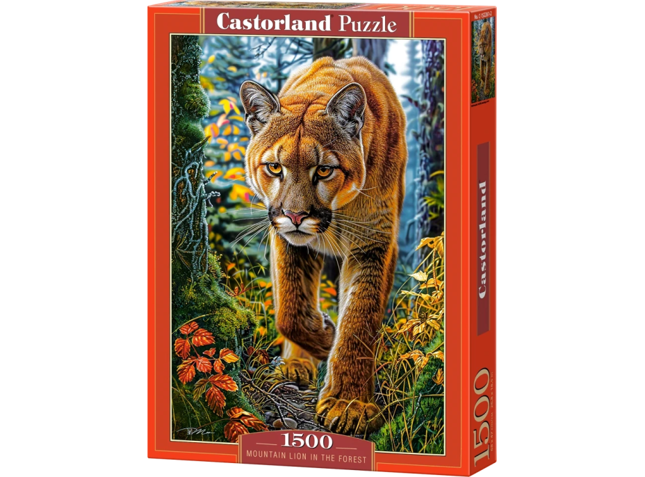CASTORLAND Puzzle Puma americká v lese 1500 dílků