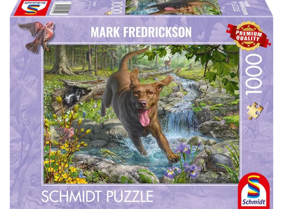 SCHMIDT Puzzle Retrívr na jaře 1000 dílků
