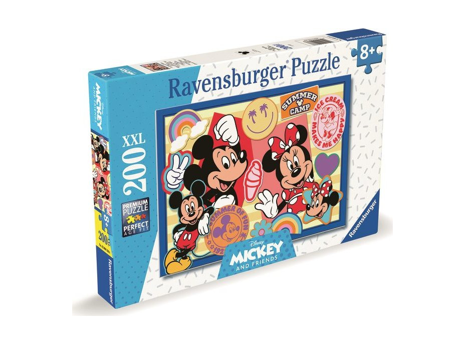 RAVENSBURGER Puzzle Mickey a Minnie na výletě XXL 200 dílků