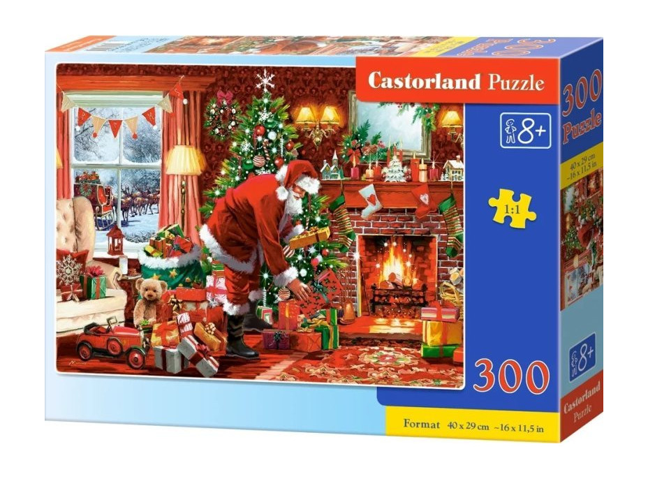 CASTORLAND Puzzle Santova speciální roznáška 300 dílků