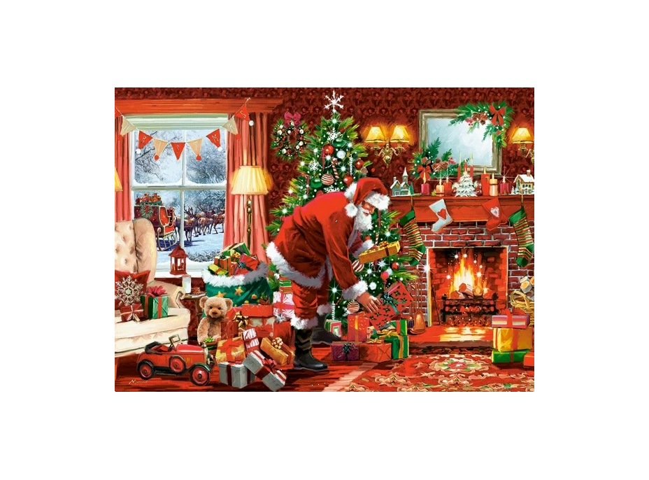 CASTORLAND Puzzle Santova speciální roznáška 300 dílků
