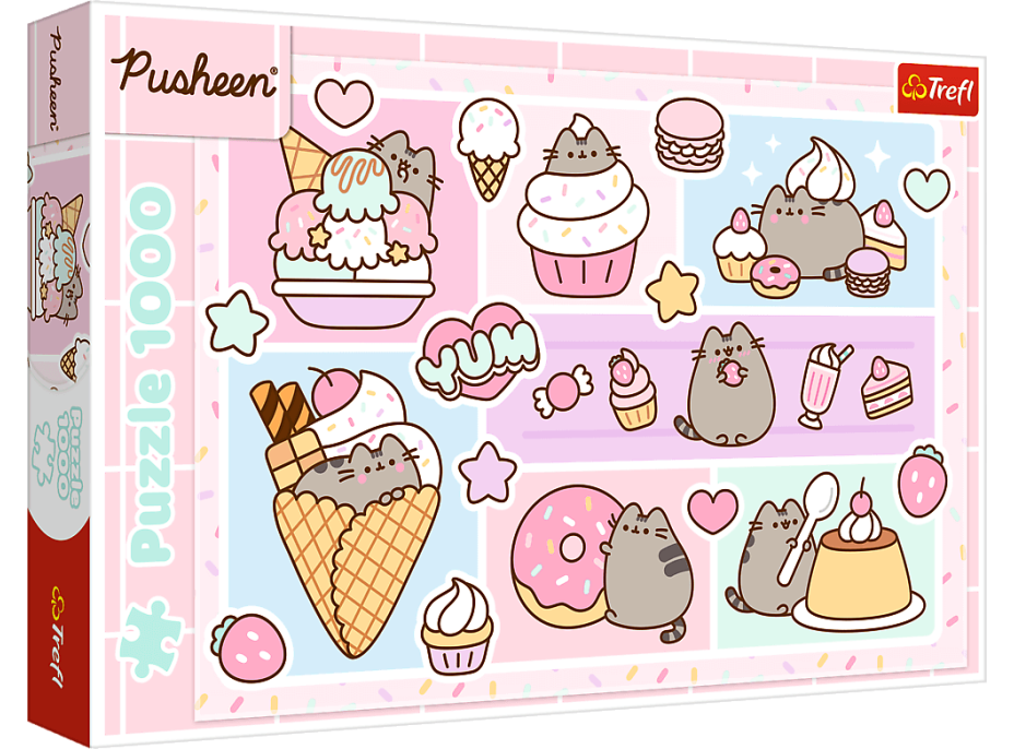 TREFL Puzzle Sladká Pusheen 1000 dílků