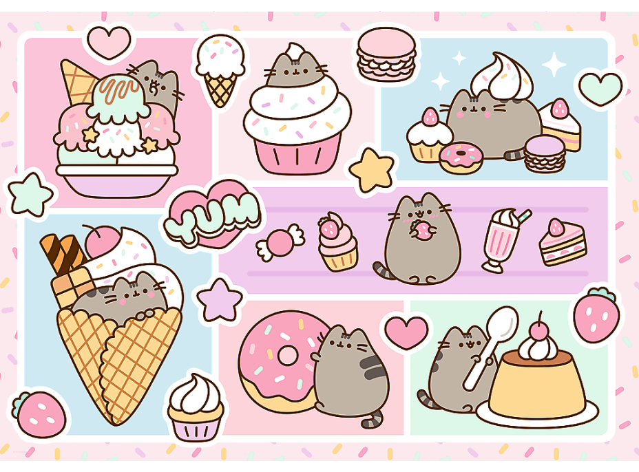 TREFL Puzzle Sladká Pusheen 1000 dílků