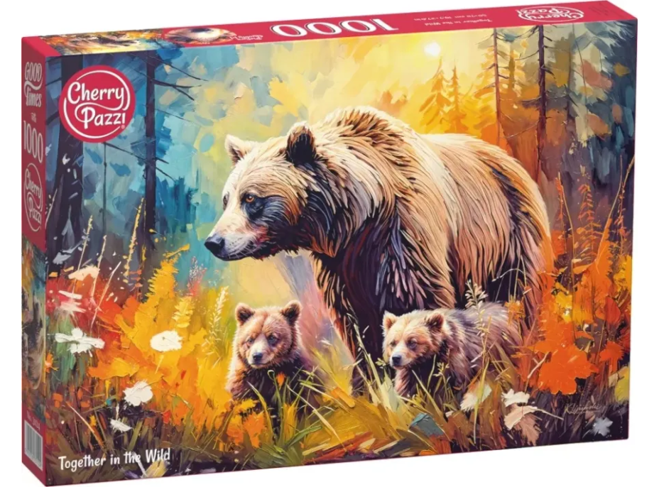 CHERRY PAZZI Puzzle Společně v divočině 1000 dílků
