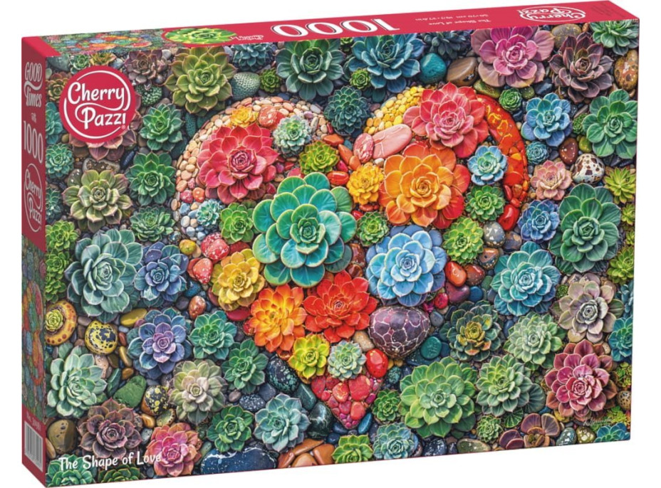 CHERRY PAZZI Puzzle Srdce lásky 1000 dílků