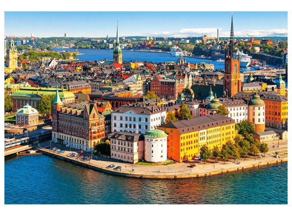CASTORLAND Puzzle Stockholm, Švédsko 500 dílků