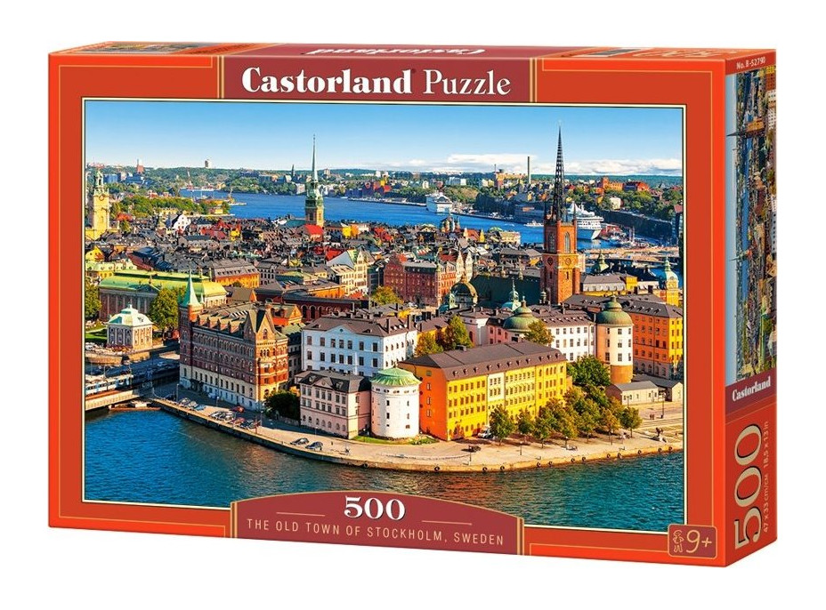 CASTORLAND Puzzle Stockholm, Švédsko 500 dílků