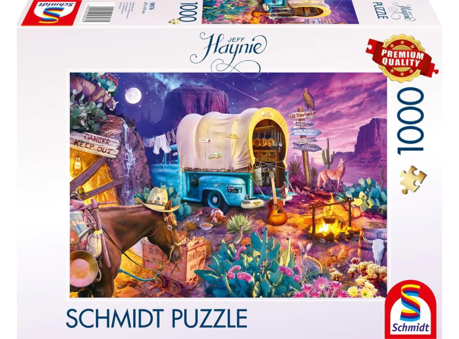 SCHMIDT Puzzle Táboření na divokém západě 1000 dílků