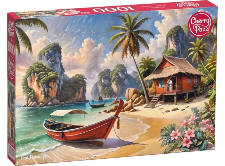 CHERRY PAZZI Puzzle Thajský ráj 1000 dílků