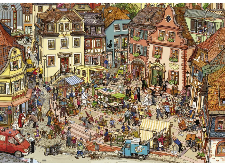 HEYE Puzzle Tržiště 1000 dílků
