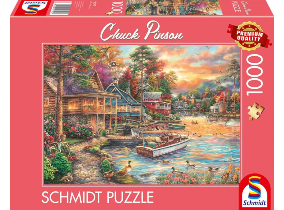 SCHMIDT Puzzle Večer u pobřeží 1000 dílků