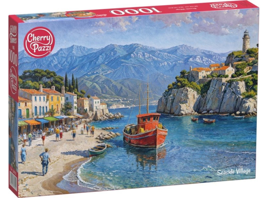 CHERRY PAZZI Puzzle Vesnička u moře 1000 dílků