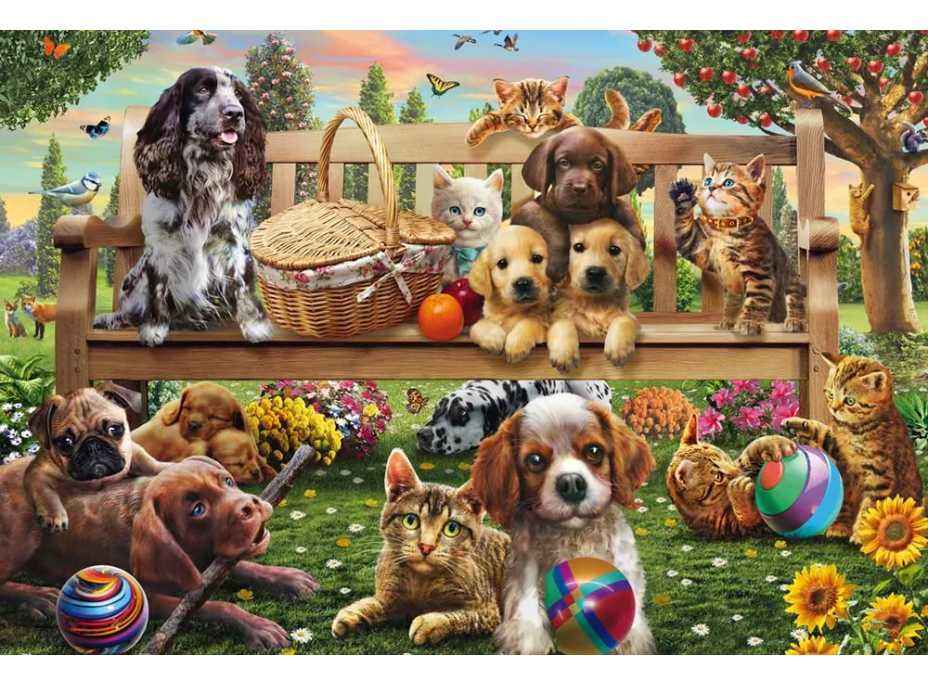 SCHMIDT Puzzle Zahradní piknik 200 dílků