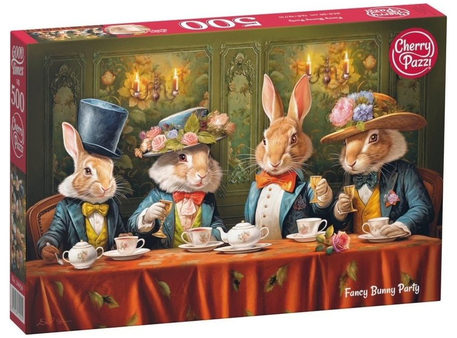 CHERRY PAZZI Puzzle Zaječí čajový dýchánek 500 dílků