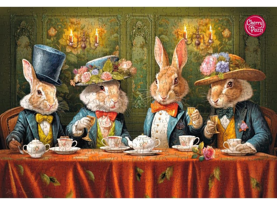 CHERRY PAZZI Puzzle Zaječí čajový dýchánek 500 dílků