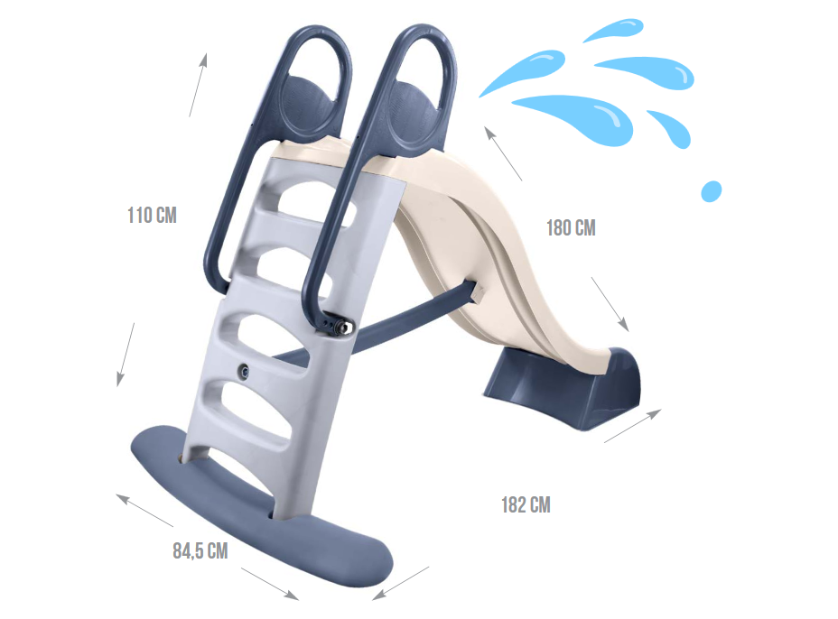 MOCHTOYS Skluzavka 180cm béžová