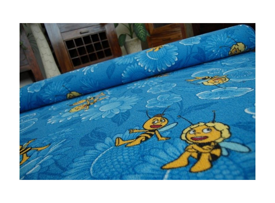 Dětský koberec MÁJA modrý, dětské koberce