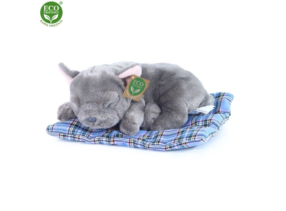 Rappa Plyšový pes francouzský buldoček ležící 23 cm ECO-FRIENDLY