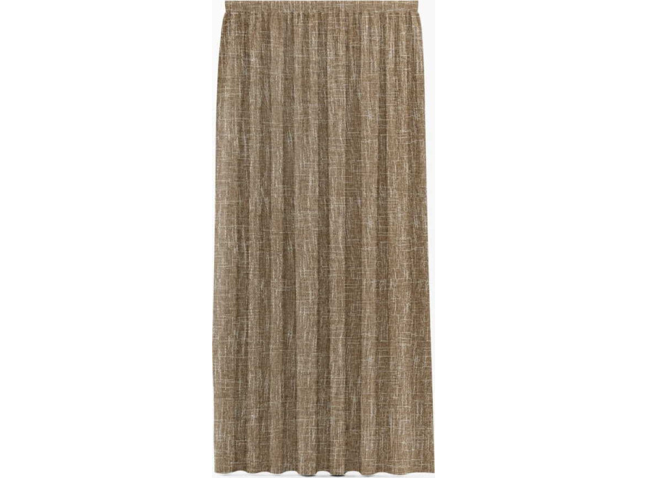 Dekorační závěs LOOM Natural - 140x280 cm - hnědý