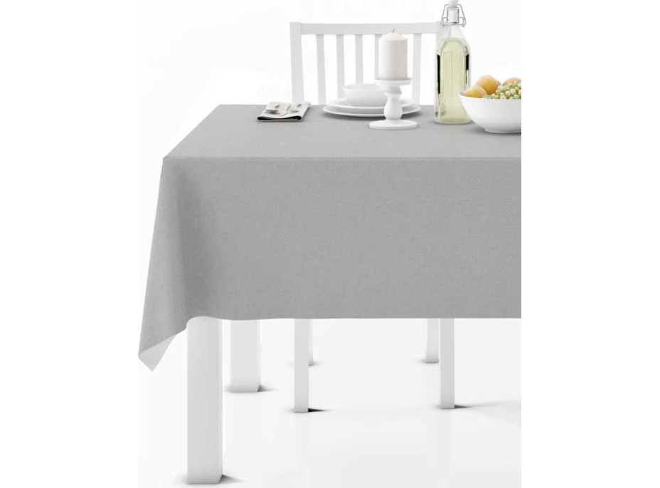 Voděodolný ubrus SUSAN - 140x260 cm - šedý
