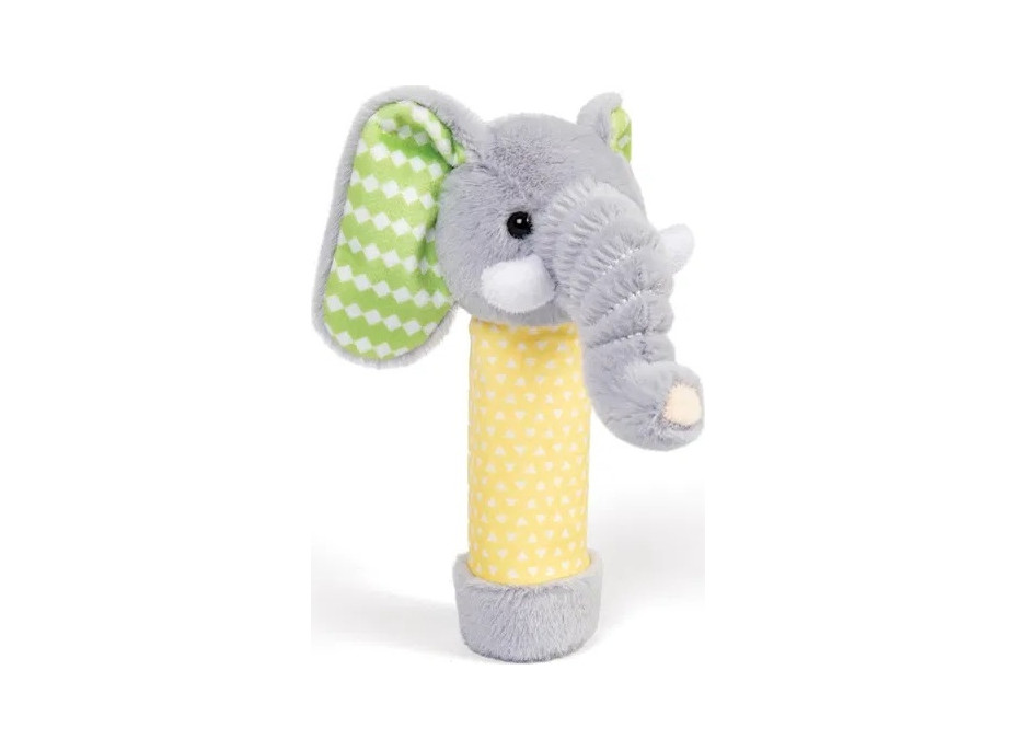 Bigjigs Toys Plyšové chrastítko Slon