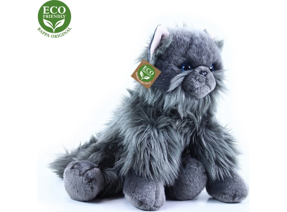 Rappa Plyšová kočka britská sedící 30 cm ECO-FRIENDLY
