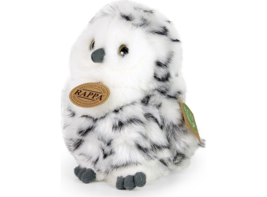 Rappa Plyšová sova žíhaná 17 cm ECO-FRIENDLY