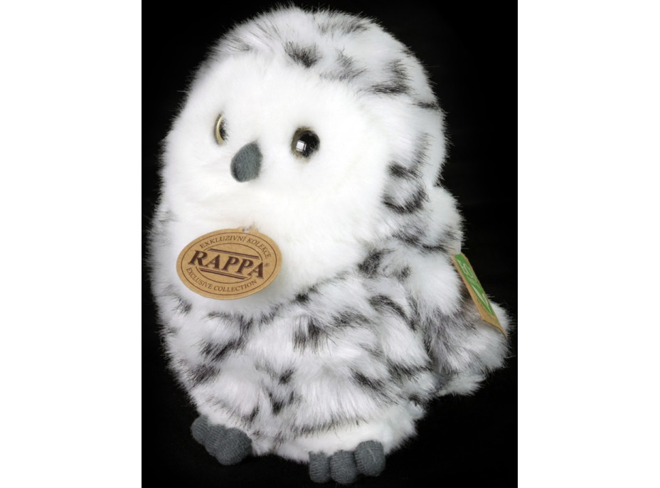 Rappa Plyšová sova žíhaná 17 cm ECO-FRIENDLY