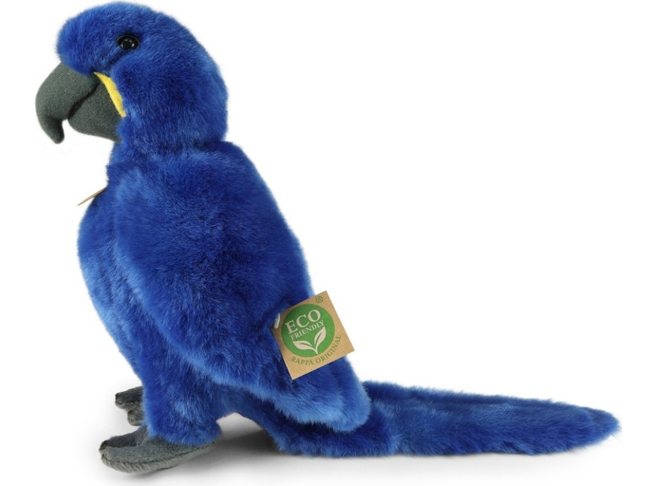 Rappa Plyšový papoušek modrý Ara hyacintový 25 cm ECO-FRIENDLY