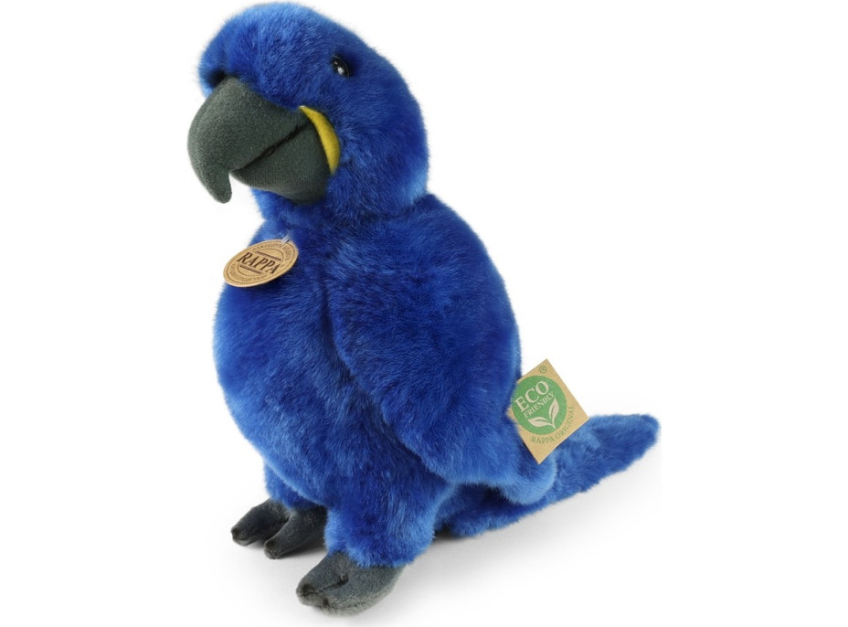 Rappa Plyšový papoušek modrý Ara hyacintový 25 cm ECO-FRIENDLY