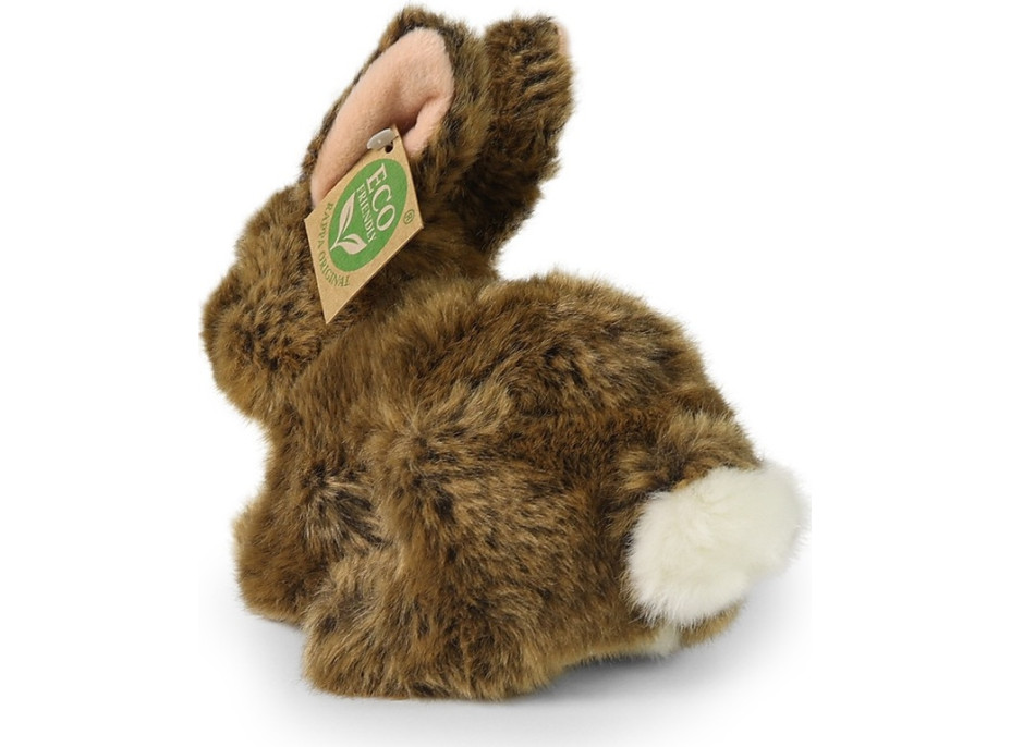 Rappa Plyšový králík hnědý ležící 17 cm ECO-FRIENDLY
