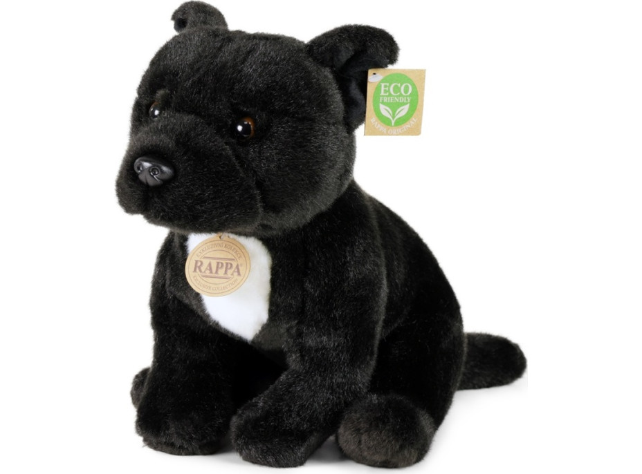 Rappa Plyšový pes stafordšírský bulteriér 30 cm ECO-FRIENDLY