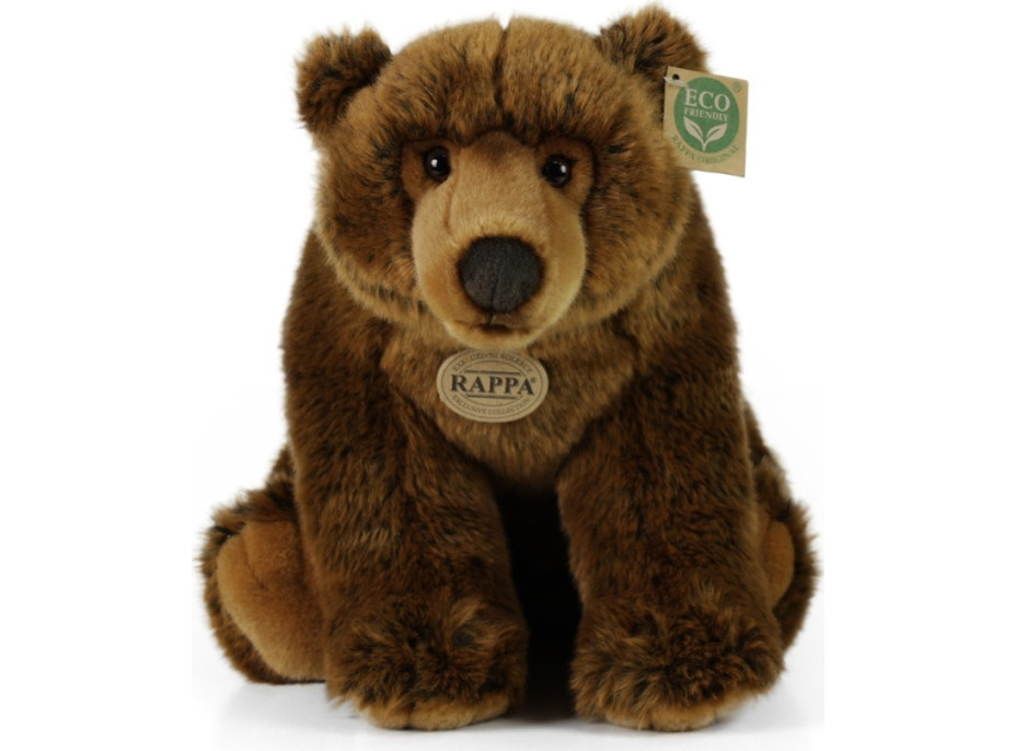 Rappa Plyšový medvěd 40 cm ECO-FRIENDLY
