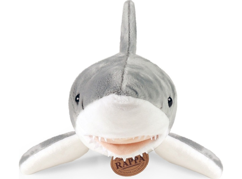 Rappa Plyšový žralok bílý 51 cm ECO-FRIENDLY