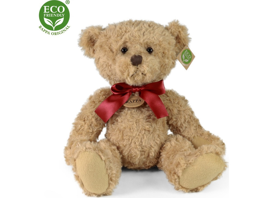 Rappa Plyšový medvěd retro sedící 28 cm ECO-FRIENDLY