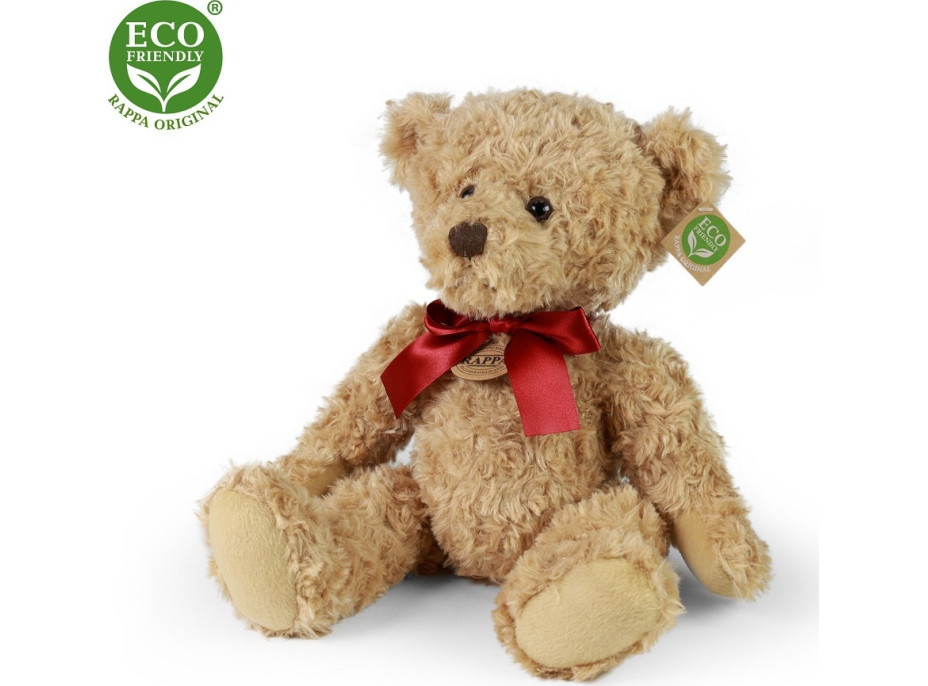 Rappa Plyšový medvěd retro sedící 28 cm ECO-FRIENDLY