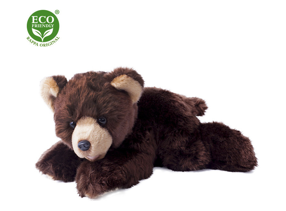 Rappa Plyšový medvěd ležící 20 cm ECO-FRIENDLY