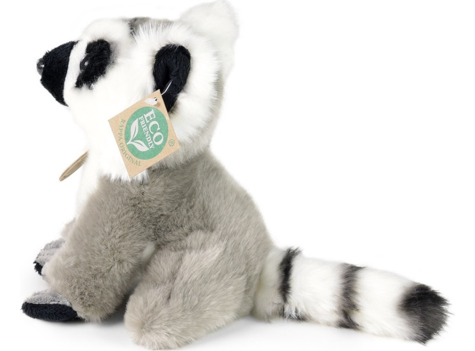 Rappa Plyšový lemur sedící 18 cm ECO-FRIENDLY