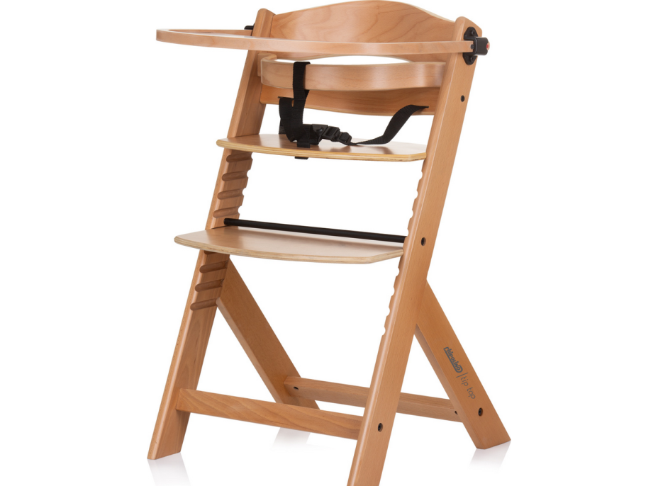 CHIPOLINO Dřevěná jídelní židlička Tip Top 2v1 Wood