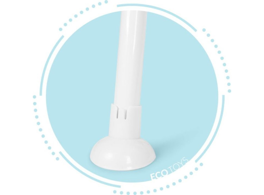 ECOTOYS Jídelní židlička 3v1 růžová