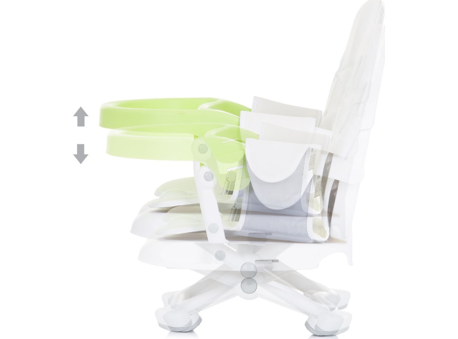 CHIPOLINO Přenosná jídelní židlička (Booster) Lollipop aloe