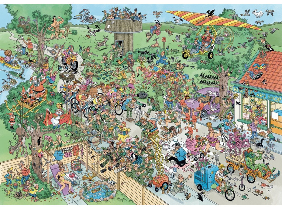 JUMBO Puzzle JvH Sledování ptactva 1000 dílků