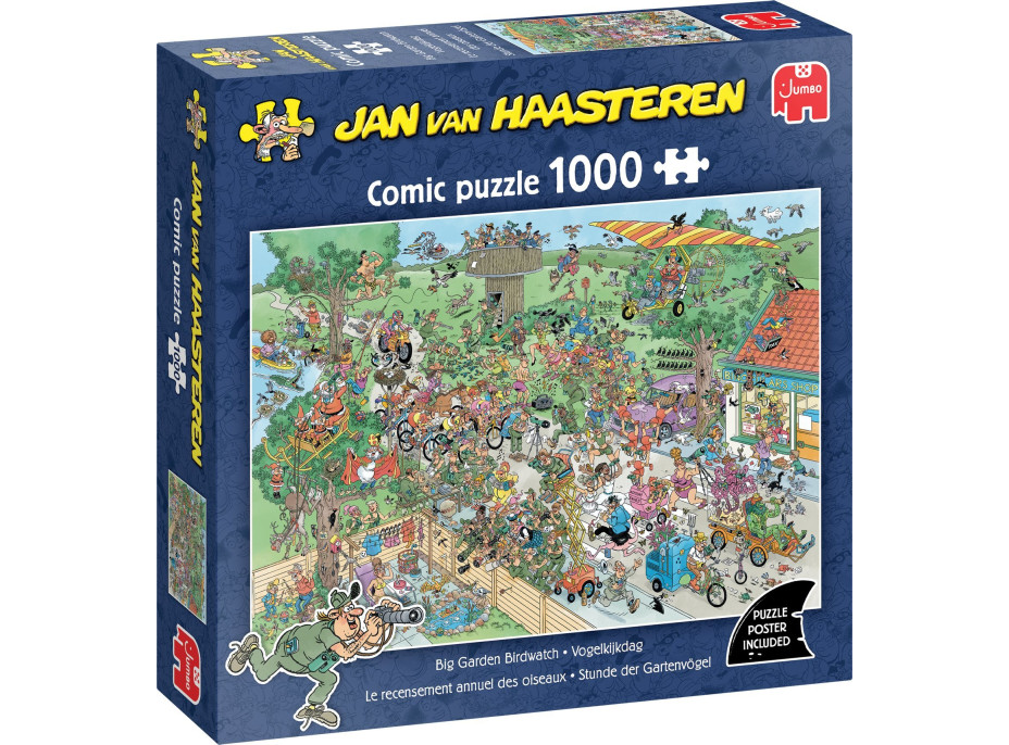 JUMBO Puzzle JvH Sledování ptactva 1000 dílků
