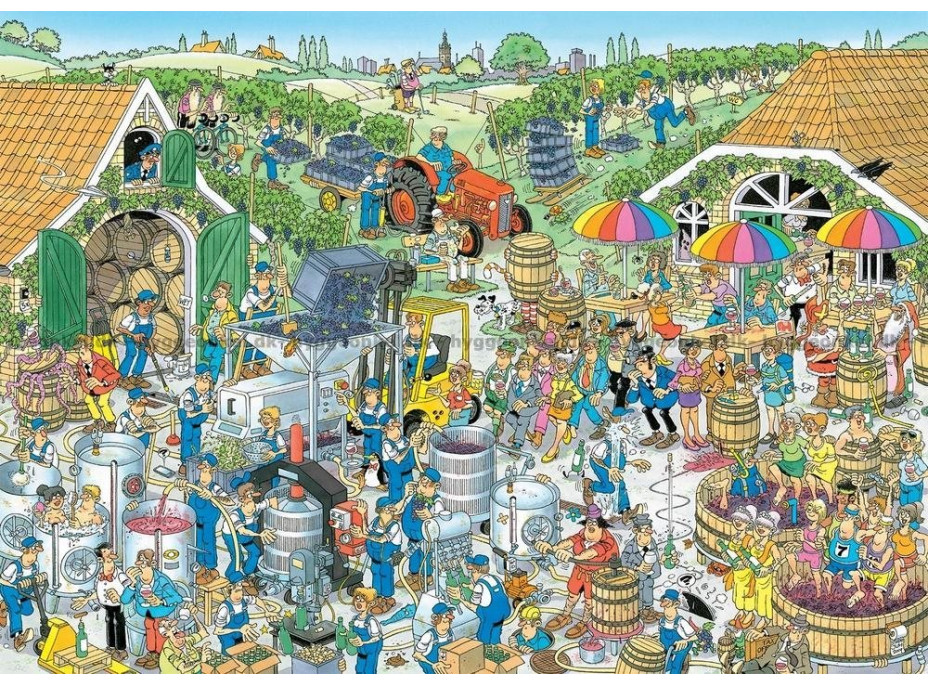 JUMBO Puzzle JvH Vítězné víno 1000 dílků