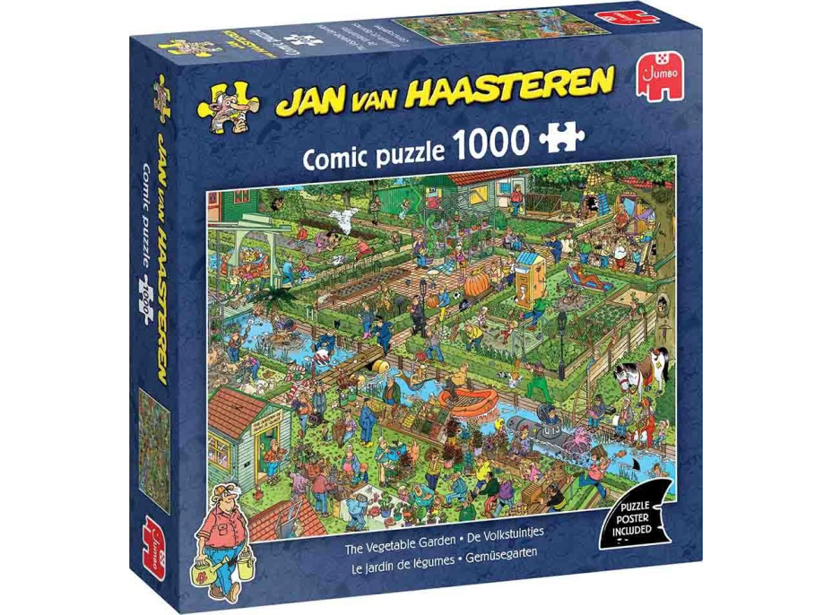 JUMBO Puzzle JvH Zeleninová zahrada 1000 dílků