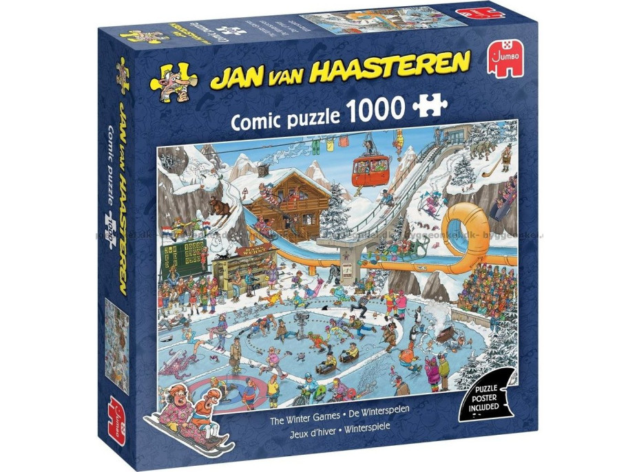 JUMBO Puzzle JvH Zimní hry 1000 dílků